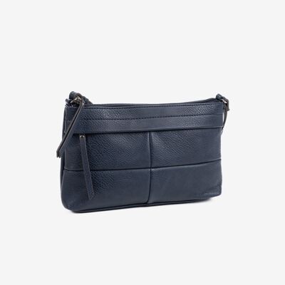 Minibag for women, blue color - 25.5x15x7 cm