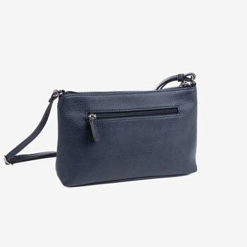 Mini sac pour femme, couleur bleu - 25,5x15x7 cm 4