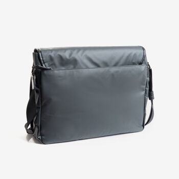 Grand sac homme, gris, Nylon Sport Collection - 38,5x28x9 cm 3