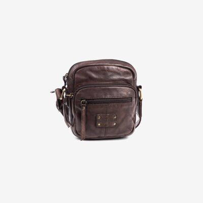 Sac reporter pour homme, couleur marron, Collection Jeunesse - 16x19 cm - sku : 4014580