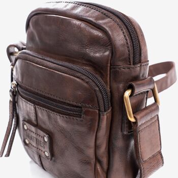 Sac reporter pour homme, couleur marron, Collection Jeunesse - 16x19 cm - sku : 4014580 2