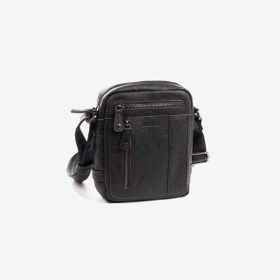 Men's Reporter Bag, Brown, Youth Collection - 17x22x6 cm