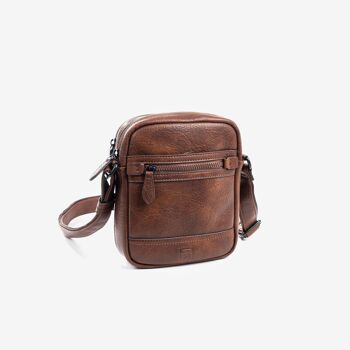 Sac reporter homme, marron, Rustic Collection - 17x22x5 cm 1
