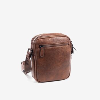 Sac reporter homme, marron, Rustic Collection - 17x22x5 cm 3