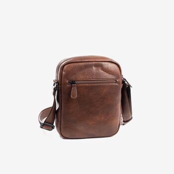 Sac reporter homme, marron, Rustic Collection - 19x24x7 cm 3