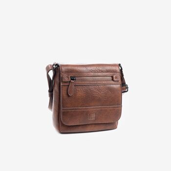 Sac reporter homme, marron, Rustic Collection - 19x20x6 cm 1