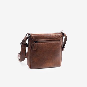 Sac reporter homme, marron, Rustic Collection - 19x20x6 cm 3