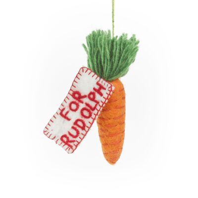 Handmade Felt Snack for Rudolph Hanging Christmas Decoration