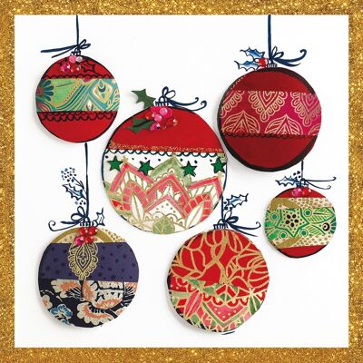 Christmas Ornaments Napkin 25x25