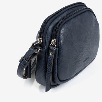 Mini sac pour femme, couleur bleu - 20x15x7 cm 2