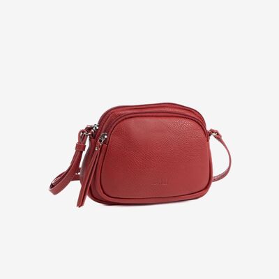 Minibag da donna, colore rosso - 20x15x7 cm