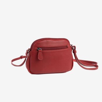Mini sac pour femme, couleur rouge - 20x15x7 cm 5