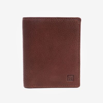 Brieftasche, Lederfarbe, Wash Leather Wallets Collection - 9x11 cm