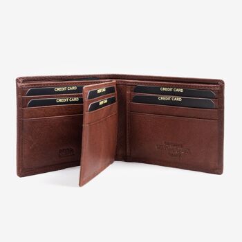 Portefeuille, couleur cuir, Collection Wash Leather Wallets - 10.5x8 cm 2