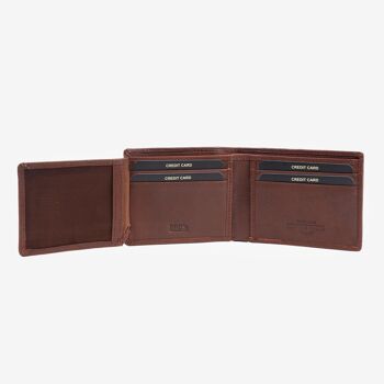 Portefeuille, couleur cuir, Collection Wash Leather Wallets 2