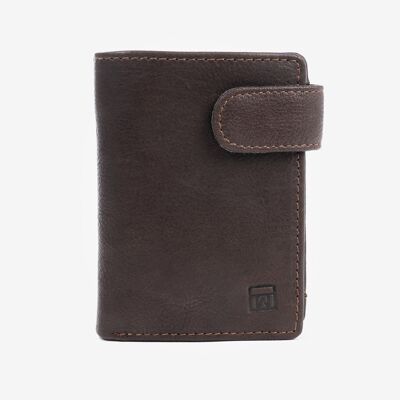 Brown wallet, Wash leather Wallets Collection - 8x10.5 cm