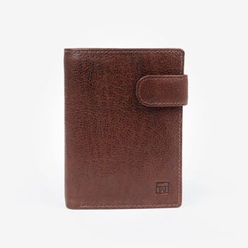 Portefeuille, couleur cuir, Collection Wash Leather Wallets - Vertical.