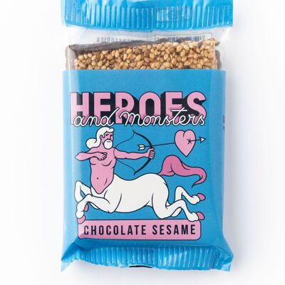 Galleta de chocolate negro y semillas de sésamo - Heroes & Monsters
