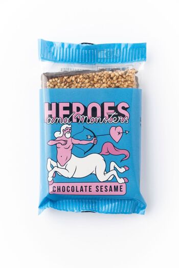 Biscuit au chocolat noir & graines de sésame - Heroes & Monsters 1