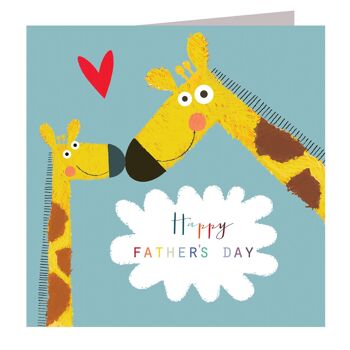 AA05 Carte de fête des pères girafe 1