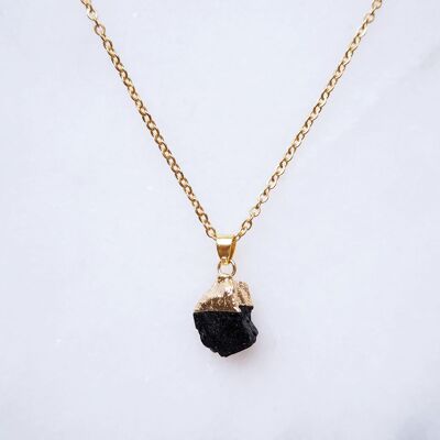 Collier tourmaline noire