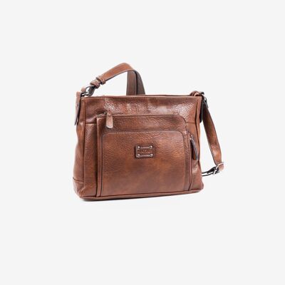 Classic brown bag - 29x22x10 cm - 21956