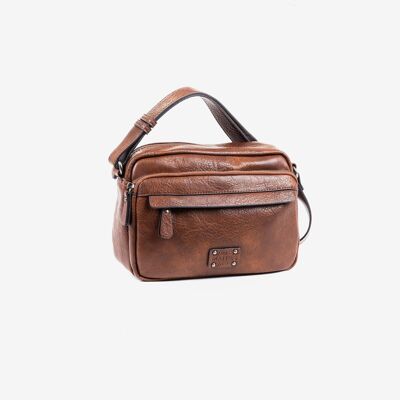 Classic brown bag - 24x17x10 cm - 21955