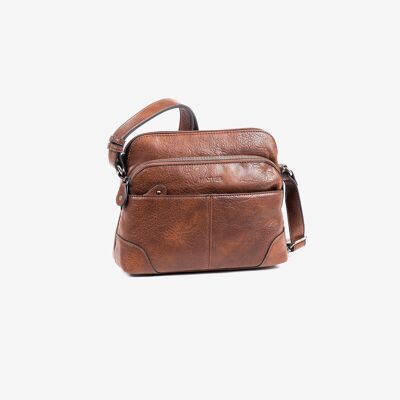 Sac marron classique - 25x21x10 cm