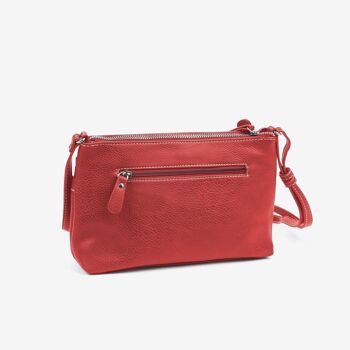 Petit sac à bandoulière, couleur rouge, Série Minibags - 26x17 cm 2