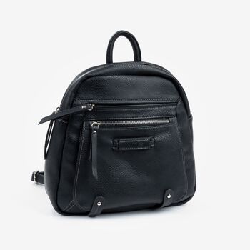 Sac à dos pour femme, couleur noire, Série Backpacks - 29x29x11 cm 1