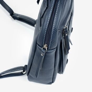 Sac à dos pour femme, couleur bleue, Série Backpacks - 29x29x11 cm 3