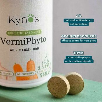 Vermiphyto - Complexe Anti-vers 100% naturel - Ail, courge & Thym 2