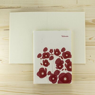 A5 ecological notebook - Poppies