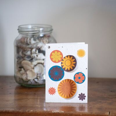 8 semi-Spring themed paper greeting cards