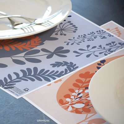The Easter table by Rippotai: washable and sustainable paper placemats