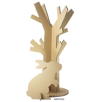 Arbre en carton Treepotai pour présentation printanière pour vitrines et lieux de vente 2