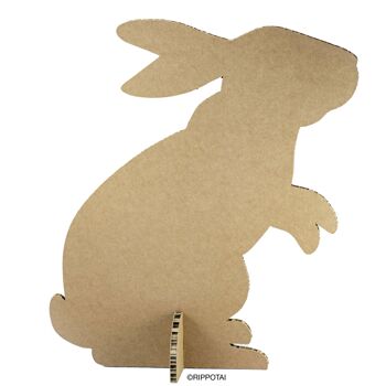 Lapin autoportant pour présentations et présentoirs sur le thème de Pâques et du Printemps 6