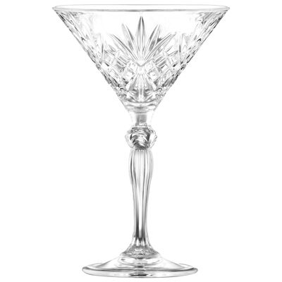 Bicchiere da Martini Melodia da 210 ml - Di RCR Crystal