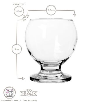 Gobelet en verre à nectar de 215 ml - Par LAV 6