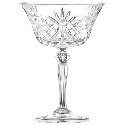 260 ml Melodia-Glas-Champagner-Untertasse – von RCR Crystal