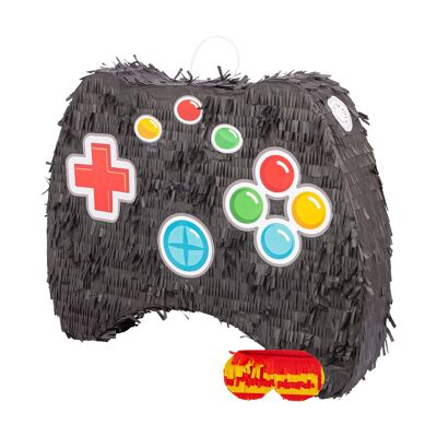 Set di pinata per controller di gioco da 2 pezzi con benda sugli occhi - Di Fax Potato