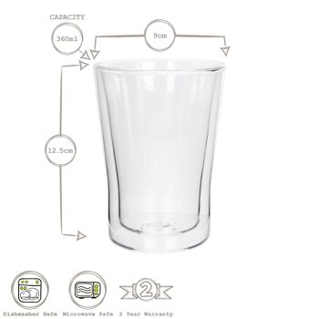 Verre à double paroi de 360 ​​ml - Par Rink Drink 6