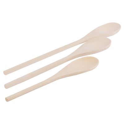 Juego de cucharas de cocina de madera de 3 piezas - 3 tamaños - de Ashley