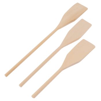 Ensemble de spatules de cuisine en bois 3 pièces - 3 tailles - Par Ashley