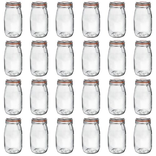 Argon Tableware Glass Storage Jar - 1500ml - Pallet of 420