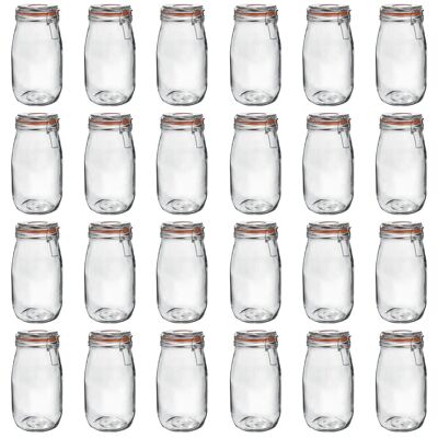 Argon Tableware Glass Storage Jar - 1500ml - Pallet of 420