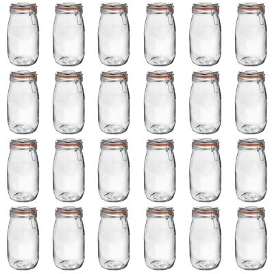 Pot de conservation en verre Argon Tableware - 1500 ml - Palette de 420