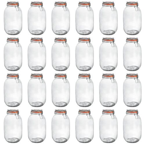 Argon Tableware Glass Storage Jar - 3000ml - Pallet of 216