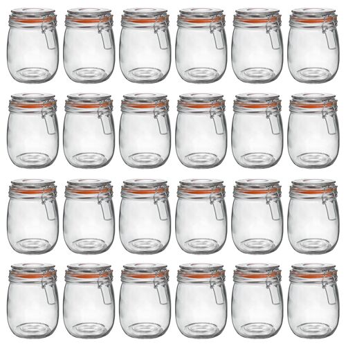 Argon Tableware Glass Storage Jar - 750ml - Pallet of 600