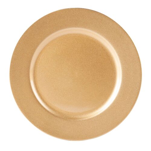 Argon Tableware Metallic Charger Plate - 33cm - Gold